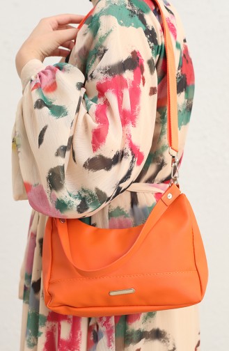 Orange Schultertasche 118-04