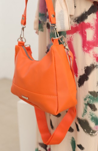 Orange Schultertasche 118-04