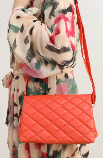 Orange Schultertasche 119-01