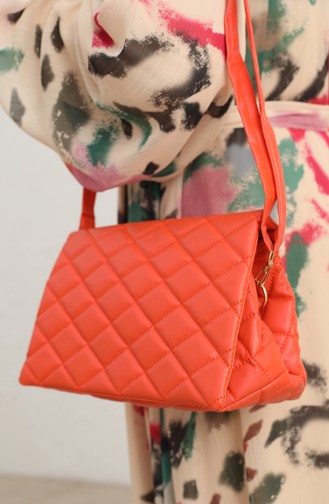 Orange Schultertasche 119-01