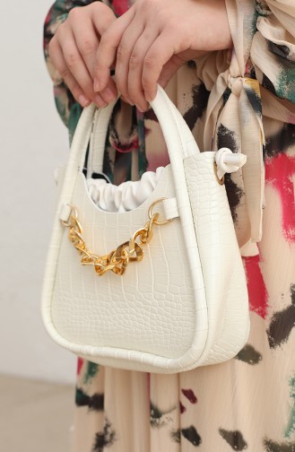 Sac D`épaule Blanc 125-07