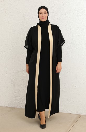 Robe Hijab Noir 8104-01