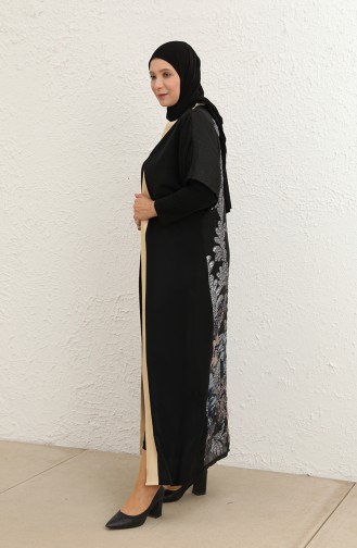Robe Hijab Noir 8104-01