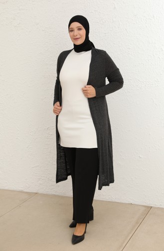 Anthrazit Strickjacke 8521-01