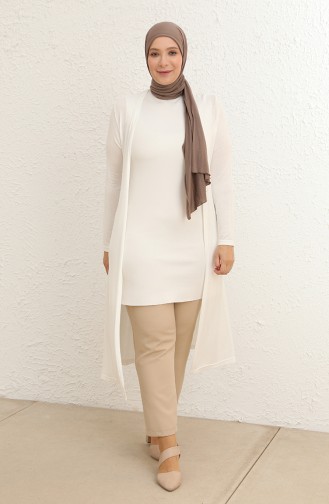 Ecru Cardigans 8521-03A
