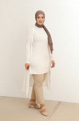 Ecru Cardigans 8521-03A
