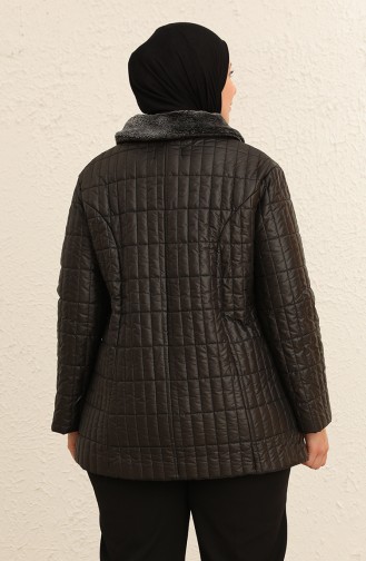 معطف طويل أسود 9626-01