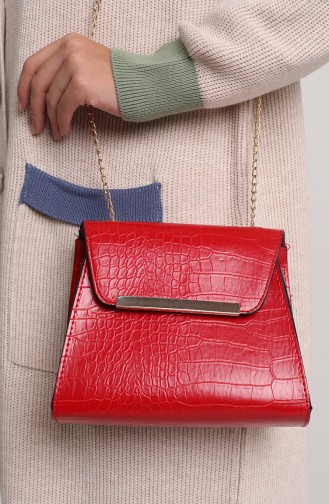Rot Schultertasche 120-01