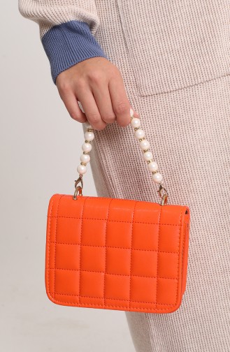 Orange Schultertasche 124-04