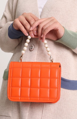 Orange Schultertasche 124-04