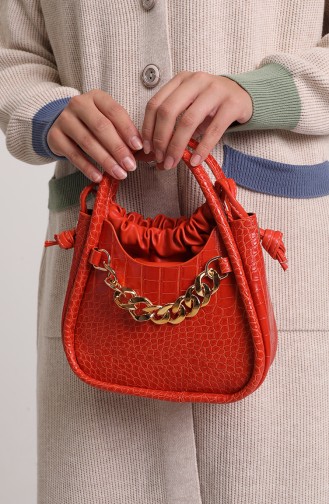 Orange Shoulder Bags 125-04