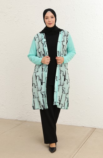 Mint Green Suit 8013B-03