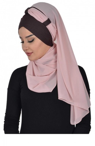 Brown Ready to Wear Turban 1424