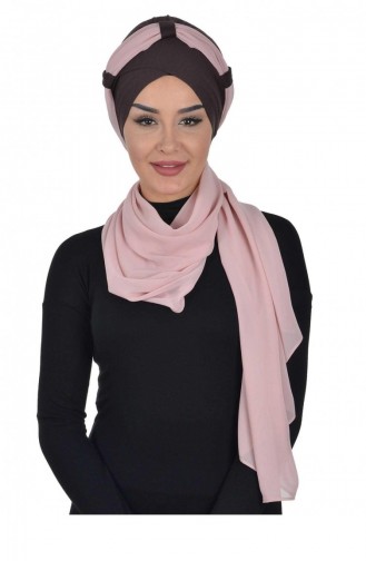 Brown Ready to Wear Turban 1424