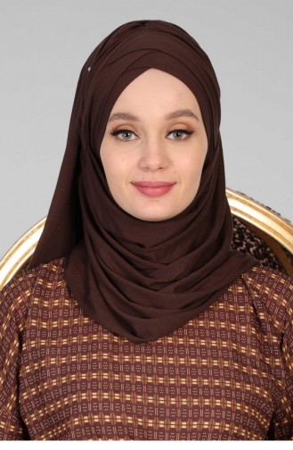 Brown Ready to Wear Turban 4513