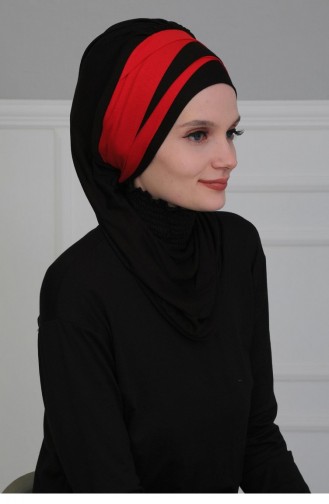 Red Ready to wear Turban 80152