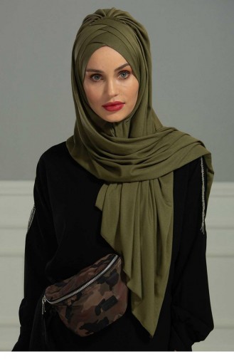 Khaki Praktischer Turban 416