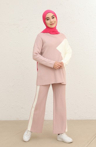 Knitwear Two-Piece Suit 22155-01 Powder 22155-01