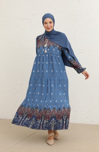 Robe Hijab Indigo 5075-06