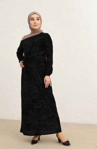 Black Hijab Dress 1782-01