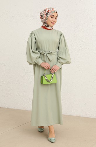 Grün Hijab Kleider 210698