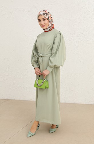 Grün Hijab Kleider 210698