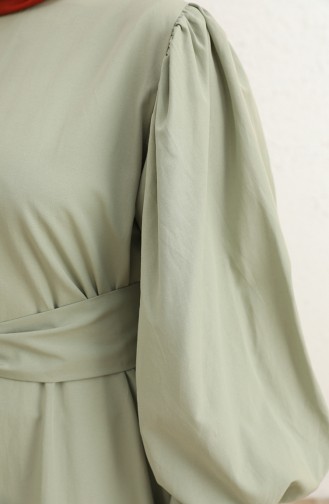 Green Hijab Dress 210698