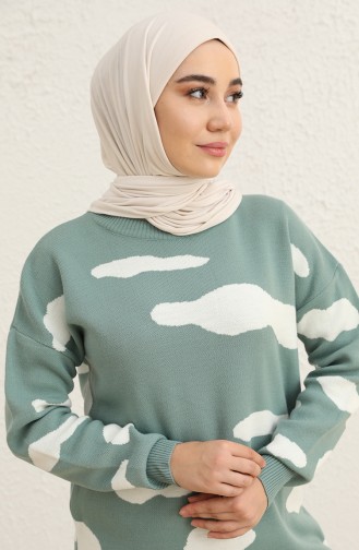 Unreife Mandelgrün Tunikas 22146-01