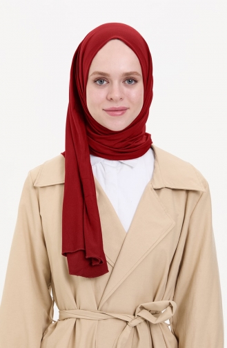 Penye Düz Şal 000017-03 Bordo