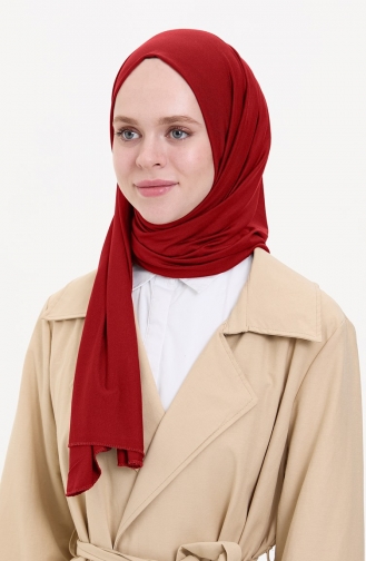 Penye Düz Şal 000017-03 Bordo