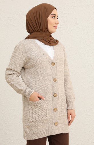 Beige Cardigans 22148-06