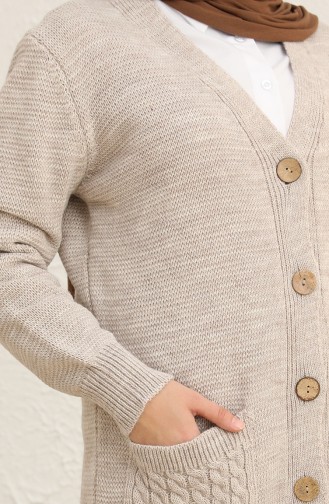 Beige Cardigans 22148-06