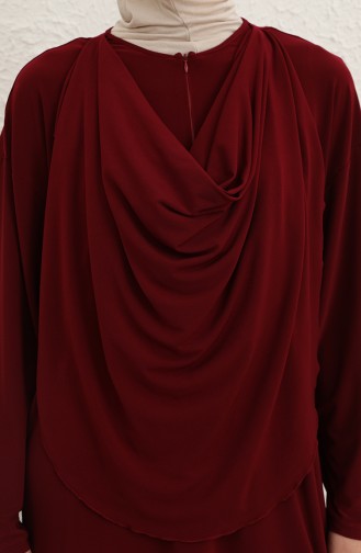 Oyya Pratik Eşarplı Sandy İkili Takım 228450-01 Bordo