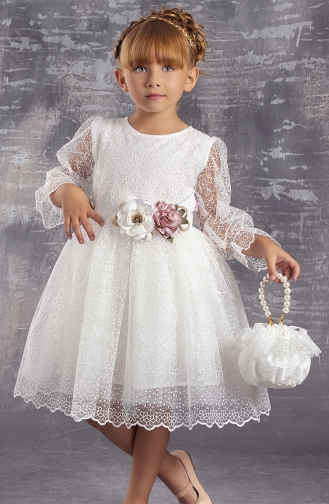 Robe Enfant Blanc 2231CCKTL-01