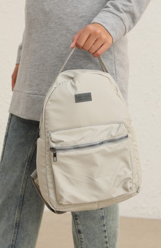 Light Gray Backpack 6016-18