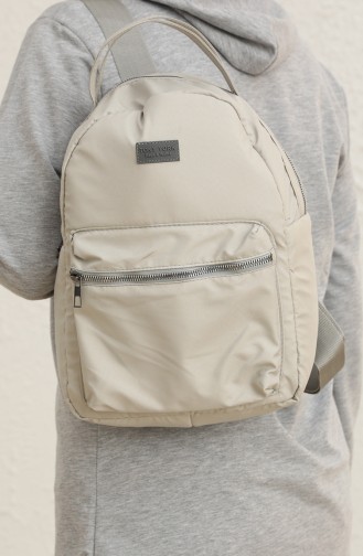 Light Gray Backpack 6016-18