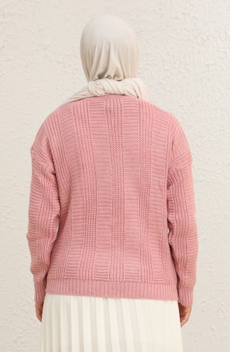 Triko Modelli Kısa Hırka 55513-03 Pudra