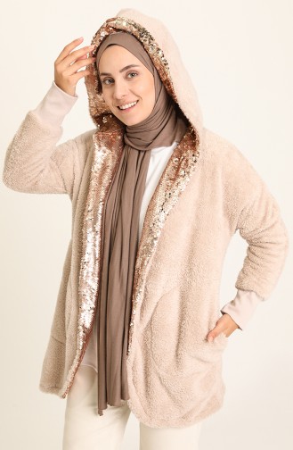 Beige Cardigans 1725-01