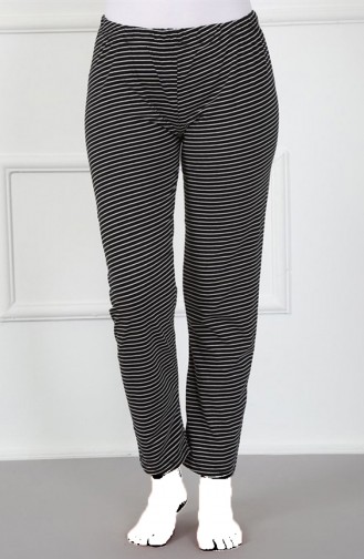 Akbeniz Kadın Pamuklu Alt Pijama 27440 Siyah