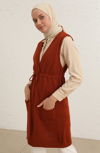 Brick Red Waistcoats 22153-07