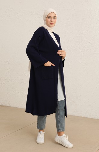 Navy Blue Cardigans 22156-04