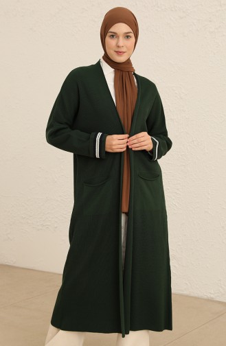 Smaragdgrün Strickjacke 2026-02