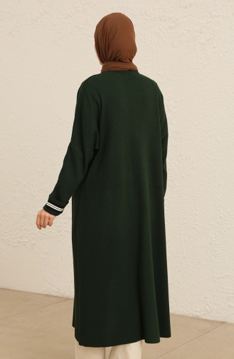 Smaragdgrün Strickjacke 2026-02