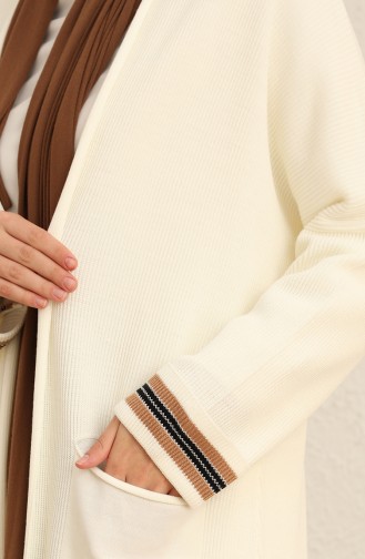 Weiß Strickjacke 2026-04