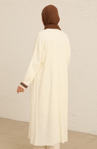 Weiß Strickjacke 2026-04