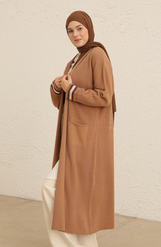 Milchkaffee Strickjacke 2026-07