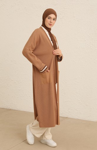 Milchkaffee Strickjacke 2026-07