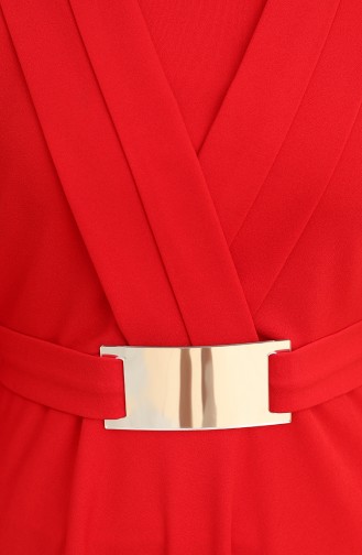 Abiye Elbise 5806-03 Kırmızı