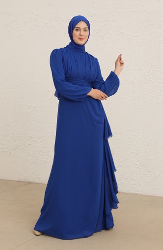 Saxon blue İslamitische Avondjurk 5718-06