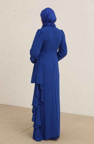 Saxon blue İslamitische Avondjurk 5718-06
